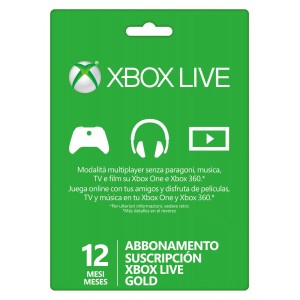 Xbox Live - Abbonamento Gold Card 12 Mesi