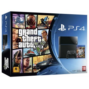 Console Playstation 4 + GTA 5 (PS4)