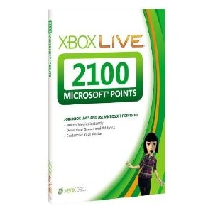 XBOX Live 2100 points (xbox)