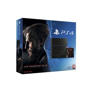 Console Playstation 4 + Metal Gear Solid V (PS4)