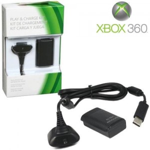 Kit Play & Charge (Batteria Ricaricabile + cavo) (Xbox 360)