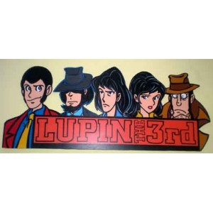 Personaggi Lupin III (sagomati in legno) (appendibile)
