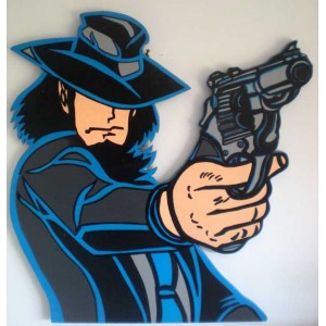 Jigen sagoma in legno (appendibile)
