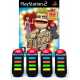 Buzz! 3 giochi + 4 pulsanti Buzzer (usato) (PS2)