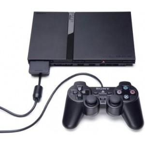 Console Playstation 2 Slim + 2 giochi (PS2) (usata)